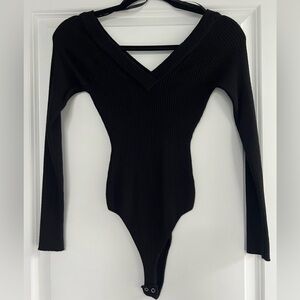 Windsor Women’s Off Shoulder Ribbed Bodysuit